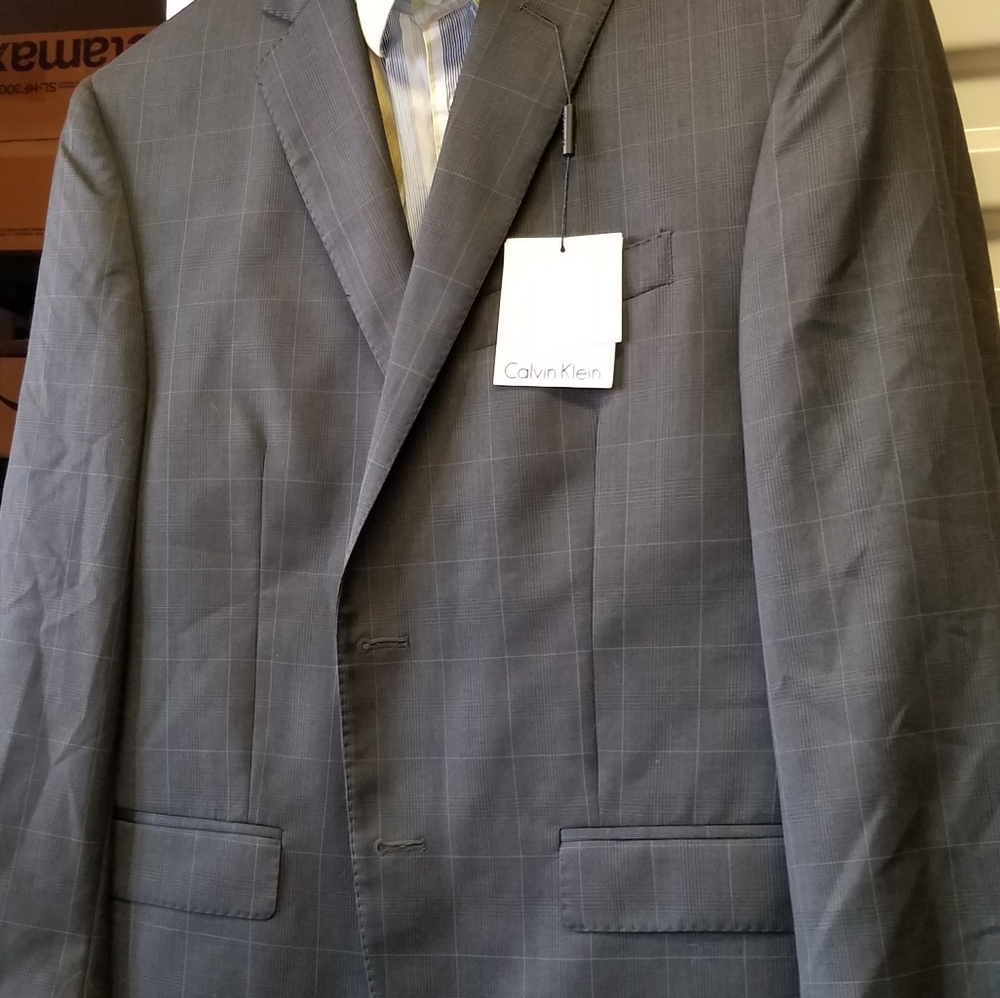 Calvin Kline suit jacket and artigianale dress shi